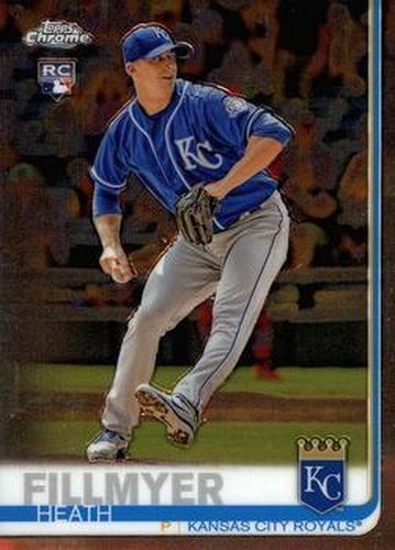 #97 Heath Fillmyer - Kansas City Royals - 2019 Topps Chrome Baseball