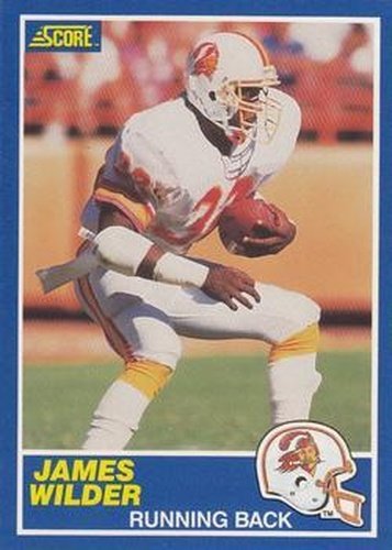 #97 James Wilder - Tampa Bay Buccaneers - 1989 Score Football