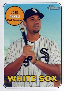 #97 Jose Abreu - Chicago White Sox - 2018 Topps Heritage Baseball