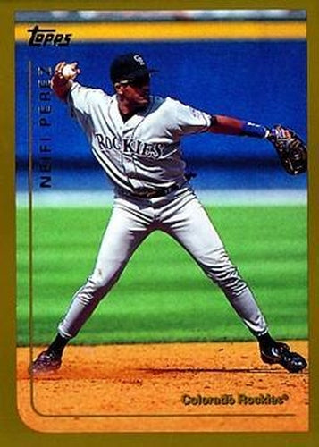 #97 Neifi Perez - Colorado Rockies - 1999 Topps Baseball
