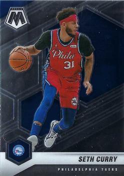 #97 Seth Curry - Philadelphia 76ers - 2020-21 Panini Mosaic Basketball