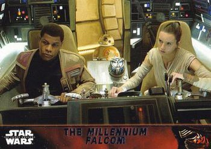 #97 The Millennium Falcon! - 2015 Topps Star Wars The Force Awakens