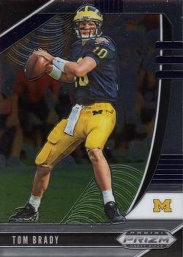 #97 Tom Brady - Michigan Wolverines - 2020 Panini Prizm Draft Picks Football
