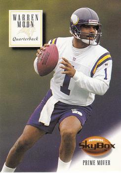 #97 Warren Moon - Minnesota Vikings - 1994 SkyBox Premium Football