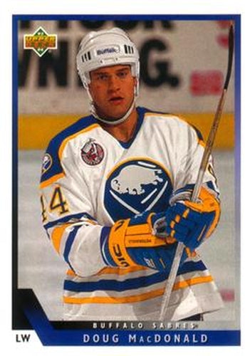 #97 Doug MacDonald - Buffalo Sabres - 1993-94 Upper Deck Hockey