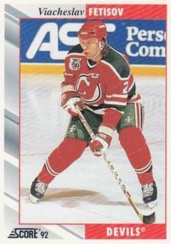#97 Viacheslav Fetisov - New Jersey Devils - 1992-93 Score USA Hockey