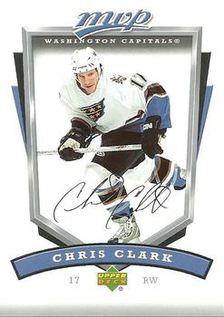 #297 Chris Clark - Washington Capitals - 2006-07 Upper Deck MVP Hockey