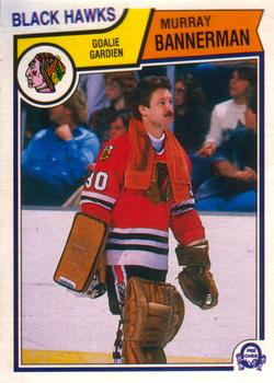 #97 Murray Bannerman - Chicago Blackhawks - 1983-84 O-Pee-Chee Hockey