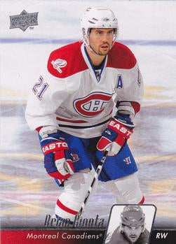 #97 Brian Gionta - Montreal Canadiens - 2010-11 Upper Deck Hockey