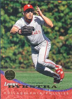 #97 Lenny Dykstra - Philadelphia Phillies - 1994 Leaf Baseball