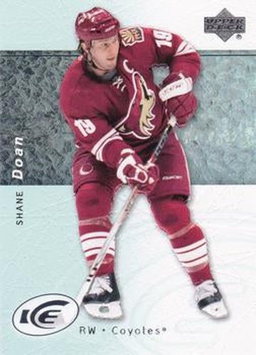 #97 Shane Doan - Phoenix Coyotes - 2007-08 Upper Deck Ice Hockey