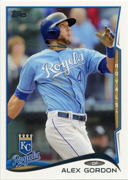 #97a Alex Gordon - Kansas City Royals - 2014 Topps Baseball
