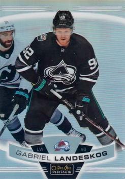 #97b Gabriel Landeskog - Colorado Avalanche - 2019-20 O-Pee-Chee Platinum Hockey