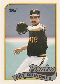 #98T Rey Quinones - Pittsburgh Pirates - 1989 Topps Traded Baseball