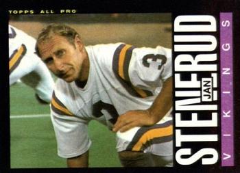 #98 Jan Stenerud - Minnesota Vikings - 1985 Topps Football