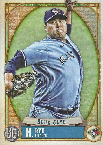 #98 Hyun-Jin Ryu - Toronto Blue Jays - 2021 Topps Gypsy Queen Baseball