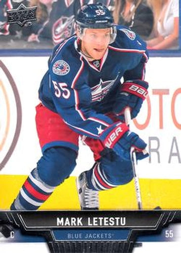 #98 Mark Letestu - Columbus Blue Jackets - 2013-14 Upper Deck Hockey