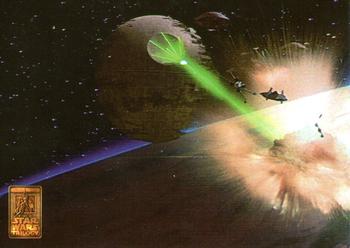 #98 The Death Star fires on the Rebels - 1997 Merlin Star Wars Special Edition