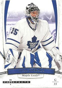 #98 Vesa Toskala - Toronto Maple Leafs - 2007-08 Fleer Hot Prospects Hockey