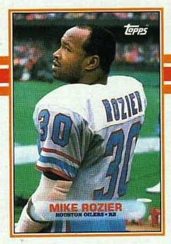 #98 Mike Rozier - Houston Oilers - 1989 Topps Football
