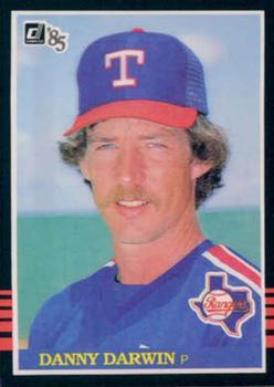 #98 Danny Darwin - Texas Rangers - 1985 Donruss Baseball