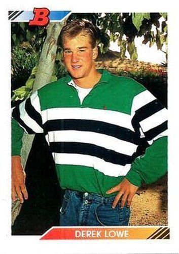 #98 Derek Lowe - Seattle Mariners - 1992 Bowman Baseball