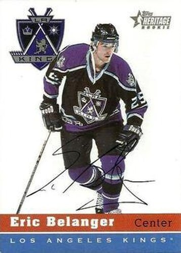 #98 Eric Belanger - Los Angeles Kings - 2000-01 Topps Heritage Hockey