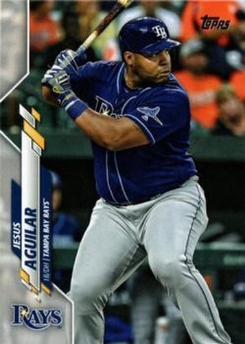 #98 Jesus Aguilar - Tampa Bay Rays - 2020 Topps Baseball