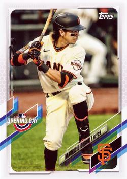 #98 Mauricio Dubon - San Francisco Giants - 2021 Topps Opening Day Baseball