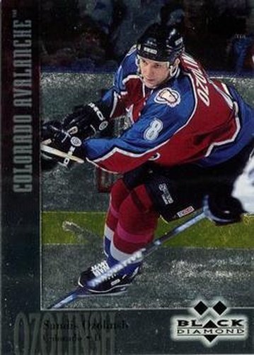 #98 Sandis Ozolinsh - Colorado Avalanche - 1996-97 Upper Deck Black Diamond Hockey