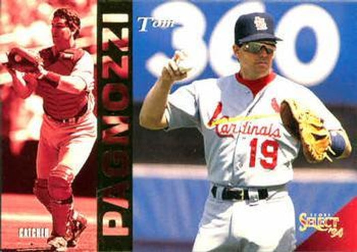 #98 Tom Pagnozzi - St. Louis Cardinals - 1994 Select Baseball