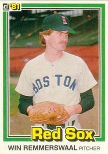#98 Win Remmerswaal - Boston Red Sox - 1981 Donruss Baseball