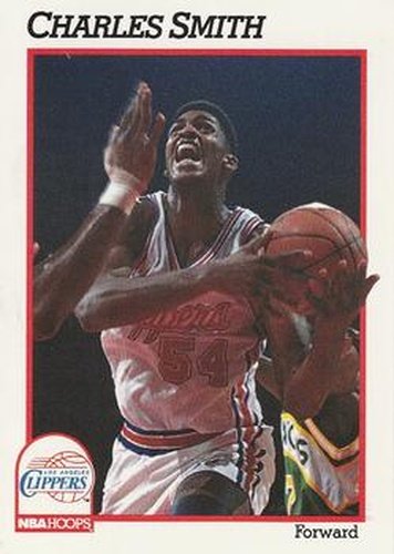 #98 Charles Smith - Los Angeles Clippers - 1991-92 Hoops Basketball