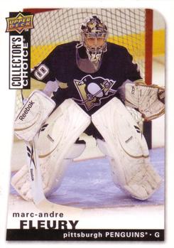 #98 Marc-Andre Fleury - Pittsburgh Penguins - 2008-09 Collector's Choice Hockey