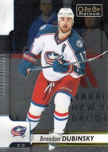 #98 Brandon Dubinsky - Columbus Blue Jackets - 2017-18 O-Pee-Chee Platinum Hockey
