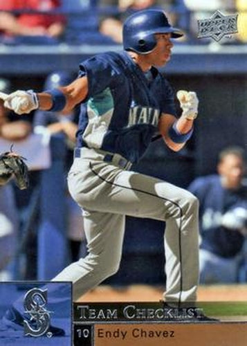 #999 Endy Chavez - Seattle Mariners - 2009 Upper Deck Baseball
