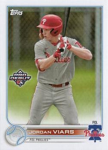#PD-99 Jordan Viars - FCL Phillies - 2022 Topps Pro Debut Baseball