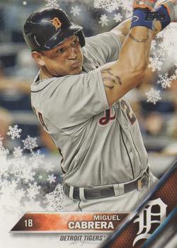 #HMW99 Miguel Cabrera - Detroit Tigers - 2016 Topps Holiday Baseball