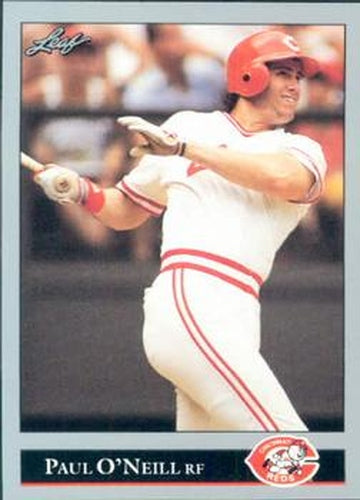 #99 Paul O'Neill - Cincinnati Reds - 1992 Leaf Baseball