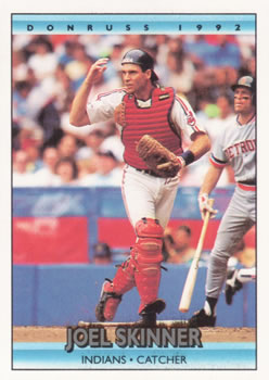 #99 Joel Skinner - Cleveland Indians - 1992 Donruss Baseball