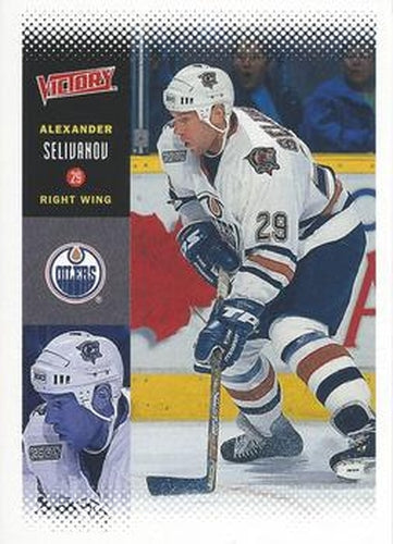#99 Alexander Selivanov - Edmonton Oilers - 2000-01 Upper Deck Victory Hockey