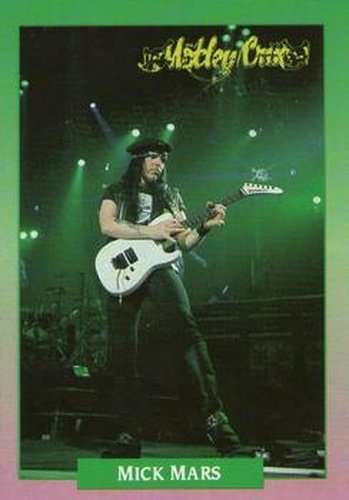 #99 Mick Mars - 1991 Brockum Rock Cards