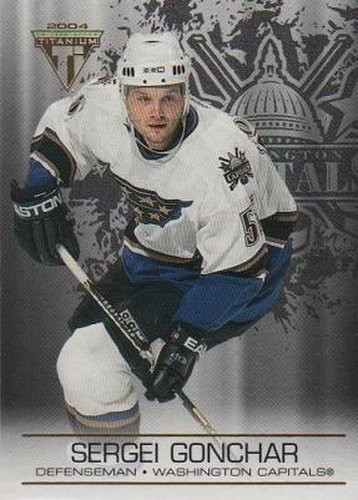 #99 Sergei Gonchar - Washington Capitals - 2003-04 Pacific Private Stock Titanium Hockey