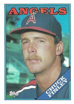 #99 Chuck Finley - California Angels - 1988 Topps Baseball
