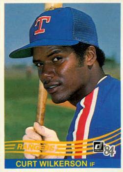 #99 Curt Wilkerson - Texas Rangers - 1984 Donruss Baseball