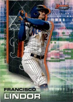 #99 Francisco Lindor - New York Mets - 2021 Bowman's Best Baseball
