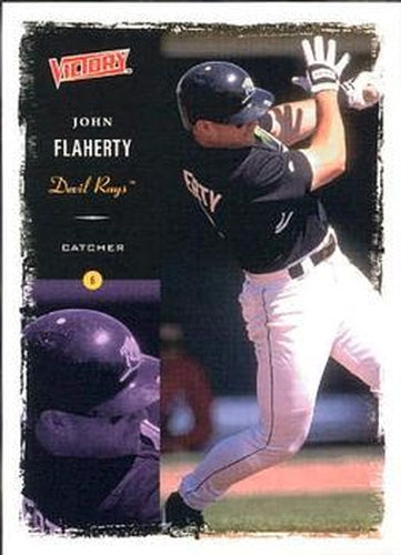#99 John Flaherty - Tampa Bay Devil Rays - 2000 Upper Deck Victory Baseball