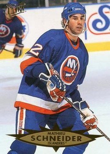 #99 Mathieu Schneider - New York Islanders - 1995-96 Ultra Hockey