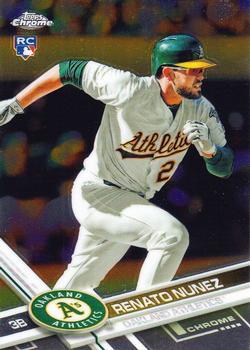 #99 Renato Nunez - Oakland Athletics - 2017 Topps Chrome Baseball