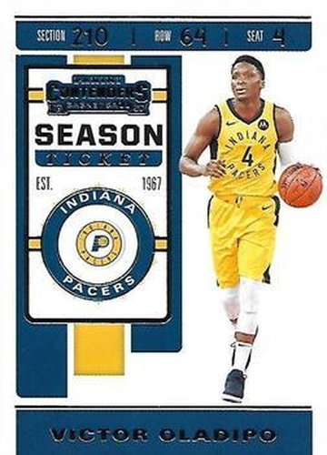 #99 Victor Oladipo - Indiana Pacers - 2019-20 Panini Contenders Basketball